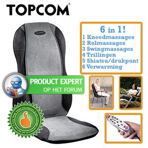iBood - Topcom massagekussen, jouw eigen privé masseur iBood - Topcom massagekussen, jouw eigen privé masseur