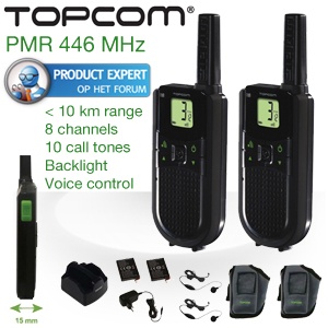 iBood - Topcom TwinTalker 7100 Sport pack met tot 10km bereik iBood - Topcom TwinTalker 7100 Sport pack met tot 10km bereik