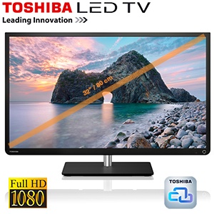 iBood - Toshiba 32 inch LED TV met ingebouwde WiFi-ontvanger iBood - Toshiba 32 inch LED TV met ingebouwde WiFi-ontvanger