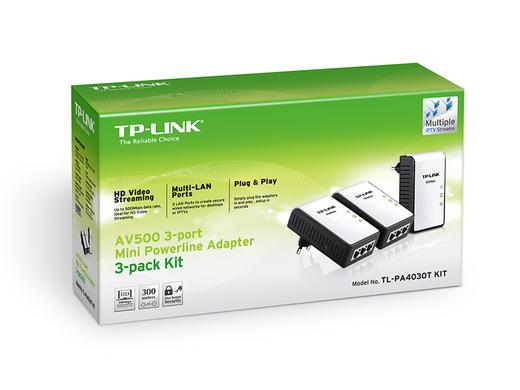 iBood - TP-Link AV500 3-poorts Powerline Starter Kit
