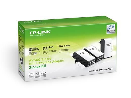 iBood - TP-Link AV500 3-poorts Powerline Starter Kit iBood - TP-Link AV500 3-poorts Powerline Starter Kit