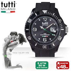 iBood - Tutti Milano Herenhorloge TM001 Zwart