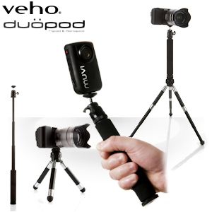 iBood - Veho Duopod - De perfecte combinatie accessoire voor elke foto/film liefhebber iBood - Veho Duopod - De perfecte combinatie accessoire voor elke foto/film liefhebber