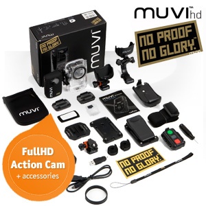 iBood - Veho Muvi HD 1080p actie camera met 1,5 inch LCD-scherm en uitgebreide accessoires iBood - Veho Muvi HD 1080p actie camera met 1,5 inch LCD-scherm en uitgebreide accessoires
