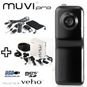 iBood - Veho Muvi Pro Micro DV Camcorder met Extreme Sports Pack en 4GB Micro SD Kaart iBood - Veho Muvi Pro Micro DV Camcorder met Extreme Sports Pack en 4GB Micro SD Kaart