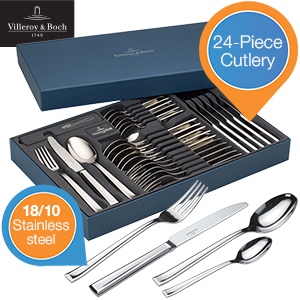 iBood - Villeroy & Boch 24-delige bestekset Victor – Geschikt voor 6 personen iBood - Villeroy & Boch 24-delige bestekset Victor – Geschikt voor 6 personen