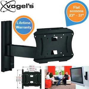 iBood - Vogel's flatscreen Wandsteun voor televisies van 23 t/m 42 Inch; VFW-332