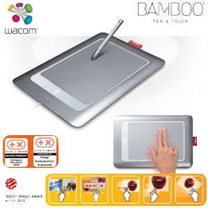 iBood - Wacom Bamboo Fun Pen & Touch M met multi-touch functionaliteit, laat je creativiteit gaan!