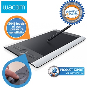 iBood - Wacom Intuos Pro Medium Special Edition draadloos pentablet met multi-touch bediening