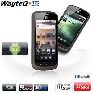 iBood - WayteQ ZTE Libra Android 2.2 smartphone met 800x480 multi-touchscreen en WiFi iBood - WayteQ ZTE Libra Android 2.2 smartphone met 800x480 multi-touchscreen en WiFi