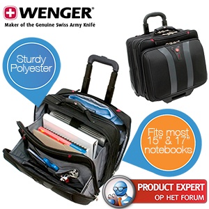iBood - Wenger Granada Roller 17” reiskoffer perfect voor op reis! iBood - Wenger Granada Roller 17” reiskoffer perfect voor op reis!
