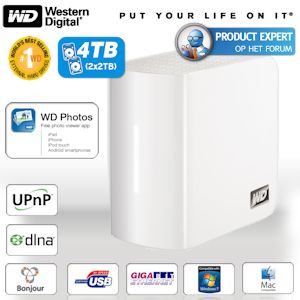 iBood - Western Digital My Book World Edition II met 4TB en automatische twin-disc mirroring