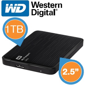 iBood - Western Digital My Passport 1TB Externe Harde Schijf