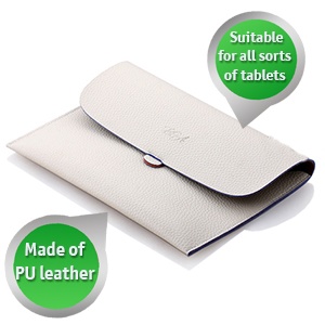 iBood - Witte tablet cover – biedt bescherming voor je kostbare tablet iBood - Witte tablet cover – biedt bescherming voor je kostbare tablet