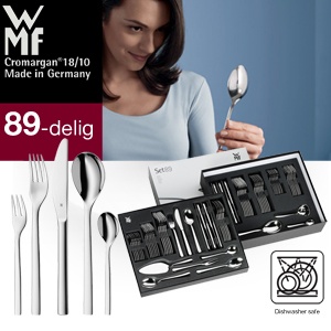 iBood - WMF luxe 89-delige bestekset 'Atria' van Cromargan® stainless steel 18/10 iBood - WMF luxe 89-delige bestekset 'Atria' van Cromargan® stainless steel 18/10