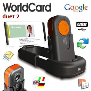 iBood - WorldCard Duet 2 Camera-based Business Card Reader met USB aansluiting iBood - WorldCard Duet 2 Camera-based Business Card Reader met USB aansluiting