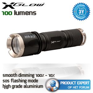 iBood - XGlow Compacte Lichtgewicht Aluminium Zaklamp met Cree XP-C LED iBood - XGlow Compacte Lichtgewicht Aluminium Zaklamp met Cree XP-C LED