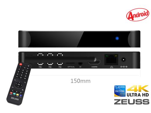 iBood - ZEUSS RK3288 4K Android BOX met Gigabit LAN