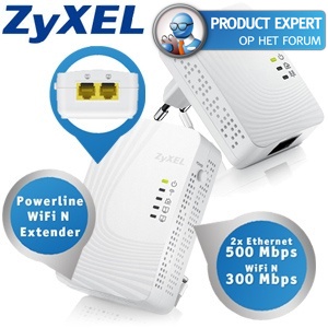 iBood - ZyXel Powerline Wireless Extender Combopack - Breid je WiFi dekking uit met Powerline!