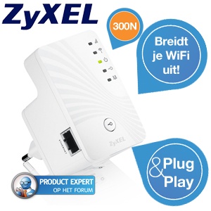 iBood - ZyXEL WRE2205 Wireless N300 Range Extender - plug & play iBood - ZyXEL WRE2205 Wireless N300 Range Extender - plug & play