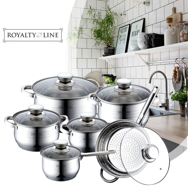 iChica - 12-Delige Luxe Royalty Line Pannenset iChica - 12-Delige Luxe Royalty Line Pannenset