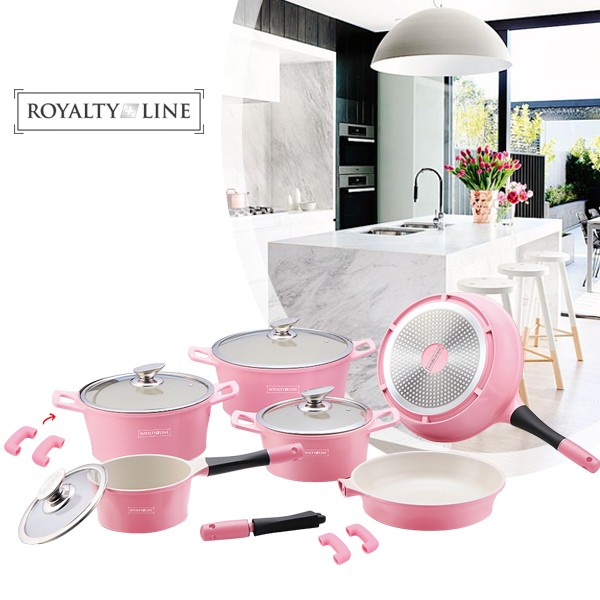 iChica - 14-Delige Super Deluxe Royalty Line Pannenset iChica - 14-Delige Super Deluxe Royalty Line Pannenset