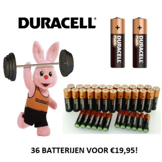 iChica - 36 Duracell Plus Batterijen Naar Keuze iChica - 36 Duracell Plus Batterijen Naar Keuze
