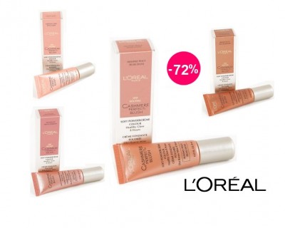 iChica - 4-Pack L'Oreal Cashmere Perfect Blush met 4 kleuren iChica - 4-Pack L'Oreal Cashmere Perfect Blush met 4 kleuren