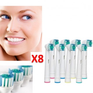 iChica - 8-Pack Opzetborstels voor Oral-B