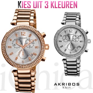 iChica - Akribos XXIV AK529 Dameshorloge iChica - Akribos XXIV AK529 Dameshorloge
