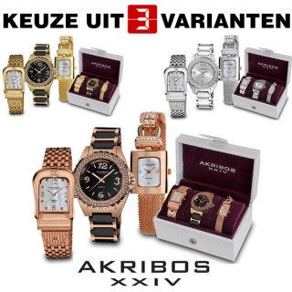 iChica - Akribos XXIV AK600 Dames Gift Sets (3-delig) iChica - Akribos XXIV AK600 Dames Gift Sets (3-delig)