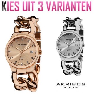 iChica - Akribos XXIV AK608 Impeccable Diamond dameshorloges iChica - Akribos XXIV AK608 Impeccable Diamond dameshorloges