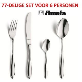 iChica - Amefa Mercure 77-Delige Bestekset Voor 6 Personen