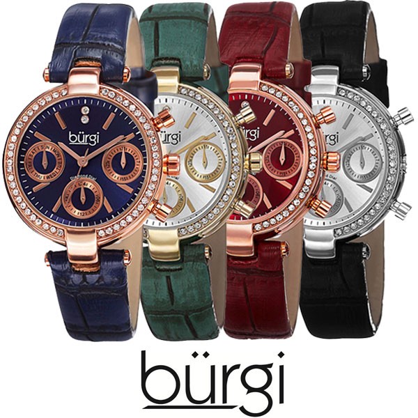 iChica - Bürgi Diamond Dial Swiss Quartz Dameshorloges iChica - Bürgi Diamond Dial Swiss Quartz Dameshorloges