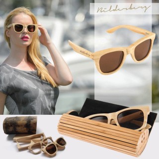 iChica - Bilderberg Limited Edition Bamboo Zonnebril iChica - Bilderberg Limited Edition Bamboo Zonnebril