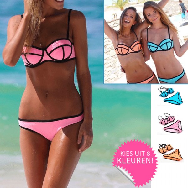 iChica - Black Lined Bikini Sale iChica - Black Lined Bikini Sale