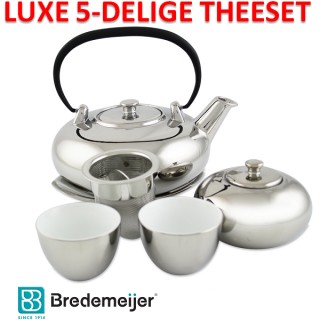 iChica - Bredemeijer 5-Delige Theeset Asia Lotus iChica - Bredemeijer 5-Delige Theeset Asia Lotus
