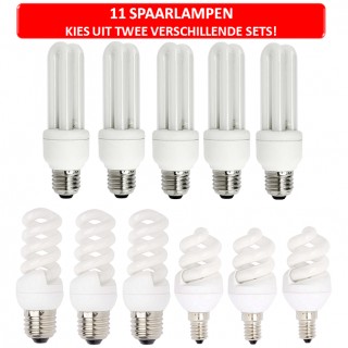 iChica - Brilliant Spaarlampenset (11 stuks) iChica - Brilliant Spaarlampenset (11 stuks)