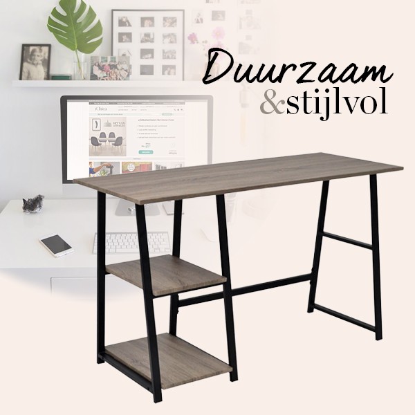 iChica - Bureau Grijs Eiken iChica - Bureau Grijs Eiken