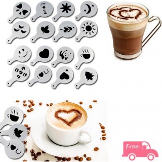 iChica - Cappuccino Sjablonen (16 Stuks) iChica - Cappuccino Sjablonen (16 Stuks)