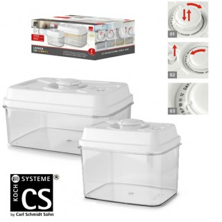 iChica - Carl Schmidt & Sohn Vacuum Bewaarboxen iChica - Carl Schmidt & Sohn Vacuum Bewaarboxen