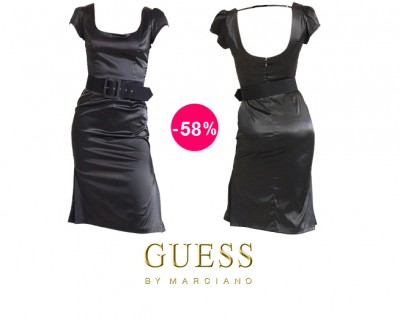 iChica - Chique Guess cocktail dress met ceintuur - 58% korting