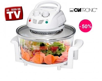 iChica - Clatronic halogeenoven met 5 jaar garantie - 50% korting iChica - Clatronic halogeenoven met 5 jaar garantie - 50% korting
