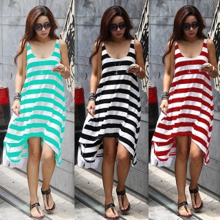iChica - Cotton Stripe Maxijurk iChica - Cotton Stripe Maxijurk