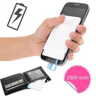 iChica - Creditcard Power Bank 2500 mAh iChica - Creditcard Power Bank 2500 mAh