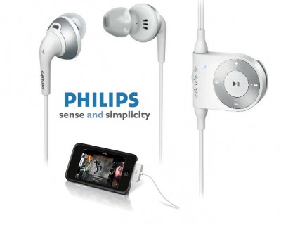 iChica - DÃ© ultieme iPod-earphones: Philips SHN6000/10 met 90% geluidsreductie, gebogen akoestisch kanaal en afstandsbediening