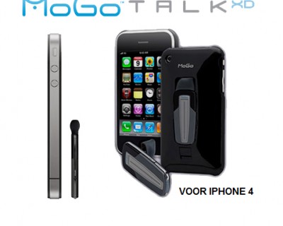 iChica - De MoGo Talk XD: één systeem met bluetooth headset en strakke beschermhoes voor je iPhone 4. Vandaag met 70% korting! iChica - De MoGo Talk XD: één systeem met bluetooth headset en strakke beschermhoes voor je iPhone 4. Vandaag met 70% korting!