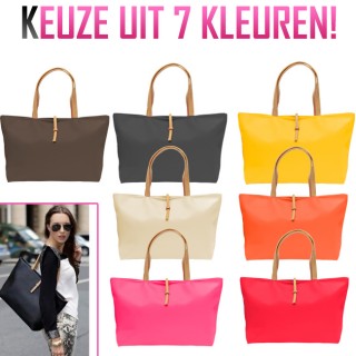 iChica - Design Shopper Met Bijpassende Clutch iChica - Design Shopper Met Bijpassende Clutch
