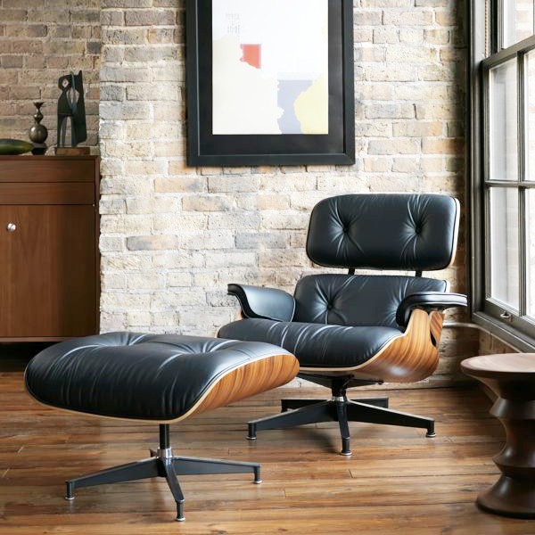 iChica - Designer Loungefauteuil Met Voetenbank iChica - Designer Loungefauteuil Met Voetenbank