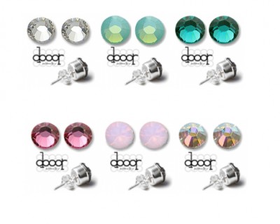iChica - Dooor Oorstekers Met Swarovski Kristallen - Kies Uit Twee Zomerse Sets iChica - Dooor Oorstekers Met Swarovski Kristallen - Kies Uit Twee Zomerse Sets